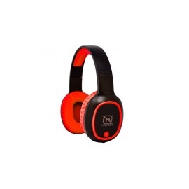 Necnon Audífonos con Micrófono NBH-04 Pro, Bluetooth, Inalámbrico, Rojo
