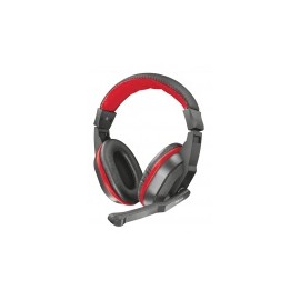 Trust Audífonos Gamer Ziva, Alámbrico, 1.8 Metros, 3.5mm, Negro/Rojo