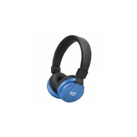 Klip Xtreme Audífonos con Micrófono Fury, Bluetooth, Inalámbrico, Negro/Azul
