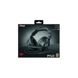 Trust Audífonos Gamer GXT 433K Pylo para PS5/Xbox/PS4/Nintendo, Alámbrico, 1 Metro, 3.5mm, Negro/Gris