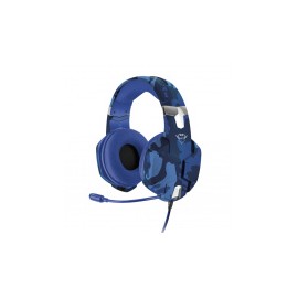 Trust Audífonos Gamer GXT 322B Carus para PS4/PS5/Xbox, Alámbrico, 1 Metro, 3.5mm, Negro/Azul
