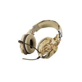 Trust Audífonos Gamer GXT 322D Carus Xbox One/Xbox Series X/S/PS4/PS5/Nintendo Switch, Alámbrico, 1 Metro, 3.5mm, Camuflaje Bei