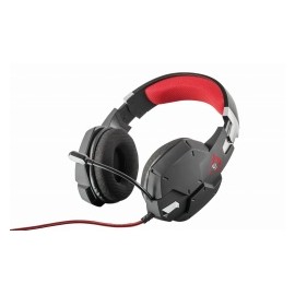 Trust Audífonos Gamer GXT 322 Carus para PS4/PS5/Xbox, Alámbrico, 1 Metro, 3.5mm, Negro/Rojo