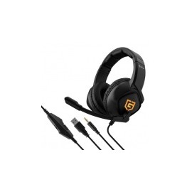Steren Audífonos Gamer AUD-558 para PC/Consola, Alámbrico, 2 Metros, 3.5mm, Negro