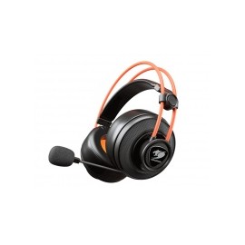 Cougar Audífonos Gamer Immersa TI, Alámbrico, 2 Metros, 3.5mm, Negro/Naranja