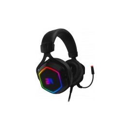 Balam Rush Audífonos Gamer Hesix 7.1, Alámbrico, 2.1 Metros, USB-A, Negro ― incluye Base para Audífonos Gamer