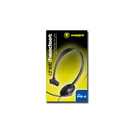 SnakeByte Audífonos Gamer Chat para PS4, Alámbrico, 1 Metro, 3.5mm, Negro