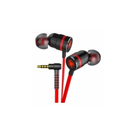 Binden Audífonos Gamer G20, Alámbrico, 1.56 Metros, 3.5mm, Negro/Rojo