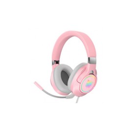 Binden Audífonos Gamer K15 para Xbox/PlayStation/N-Switch, Alámbrico, 2.1 Metros, 3.5mm, Rosa