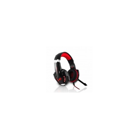 Redlemon Audífonos Gamer G9000, Alámbrico, 2.1 Metros, 3.5mm, Negro/RojoMEDI SOL