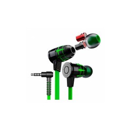 Binden Audífonos Intrauriculares con Micrófono G25, Alámbrico, 1.5 Metros, 3.5mm, Verde
