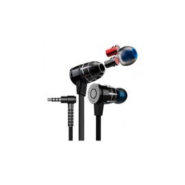 Binden Audífonos Intrauriculares con Micrófono G25, Alámbrico, 1.5 Metros, 3.5mm, Negro