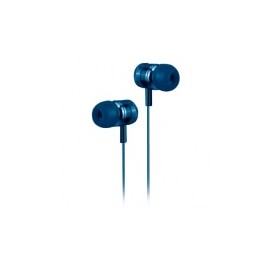 Naceb Audífonos Intrauriculares con Micrófono Electric, Alámbrico, 1.2 Metros, 3.5mm, Azul