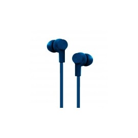 Billboard Audífonos Intrauriculares con Micrófono Prime, Alámbrico, 1.2 Metros, 3.5mm, Azul