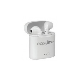 Easy Line Audífonos Intrauriculares EL-995470, Inalámbrico, Bluetooth, Blanco