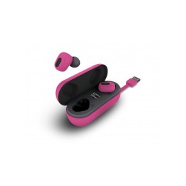Billboard Audífonos Intrauriculares con Micrófono Summer, Bluetooth, Inalámbrico, Rosa