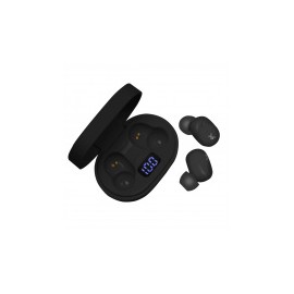 Perfect Choice Audífonos Intrauriculares con Micrófono Cherry, Inalámbrico, Bluetooth, Negro