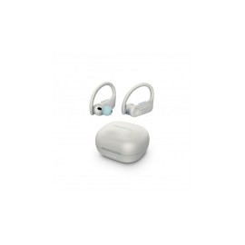 Energy Sistem Audífonos Intrauriculares Deportivos con Micrófono Sport 5, Inalámbrico, Bluetooth, USB-C, Blanco