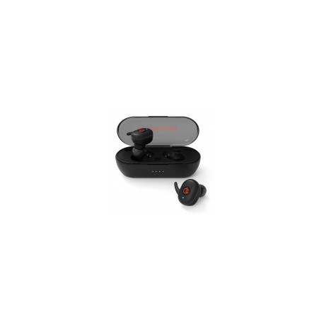 HyperGear Audífonos Intrauriculares con Micrófono True Wireless Active, Inalámbrico, Bluetooth, NegroMEDI SOL
