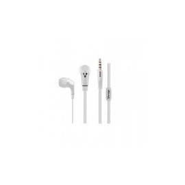 Vorago Audífonos con Micrófono EP-103, Alámbrico, 3.5mm, 1.2 Metros, Blanco