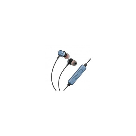 Steren Audífonos Intrauriculares con Micrófono AUD-7620, Inalámbrico, Bluetooth, Micro USB, Negro/AzulMEDI SOL