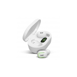 Ghia Audífonos Intrauriculares TWS-1B, Inalámbrico, Bluetooth, Blanco