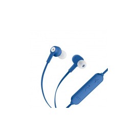 Steren Audífonos Intrauriculares con Micrófono AUD-7010, Inalámbrico, Bluetooth, Azul