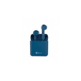 Klip Xtreme Audífonos Intrauriculares con Micrófono TwinTouch, Inalámbrico, Bluetooth, USB-C, Azul