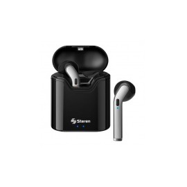 Steren Audífonos Intrauriculares AUD-7565, Inalámbrico, Bluetooth, Negro