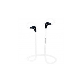 Necnon Audífonos Intrauriculares NBE-02, Inalámbrico, Bluetooth 4.1, Blanco