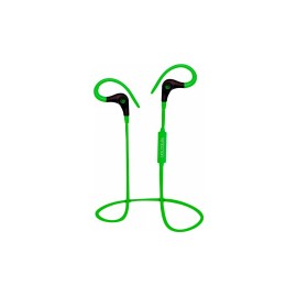 Necnon Audífonos Intrauriculares NBE-02, Inalámbrico, Bluetooth 4.1, Verde Neón