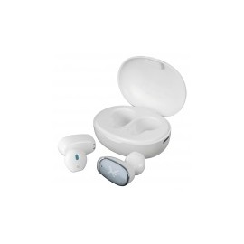 Perfect Choice Audífonos Intrauriculares con Micrófono Shell, Inalámbrico, Bluetooth, USB, Blanco
