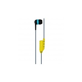 Maxell Audífonos Intrauriculares con Micrófono EB-SHARE, Alámbrico, 3.5mm, Negro/Azul