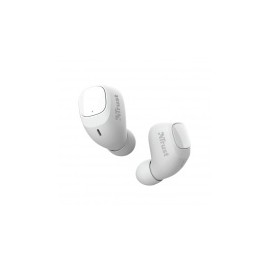 Trust Audífonos Intrauriculares con Micrófono Nika Compact, Inalámbrico, Bluetooth, Blanco