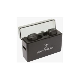 Perfect Choice Audífonos Intrauriculares con Micrófono PC-112976, Inalámbrico, Bluetooth, Negro