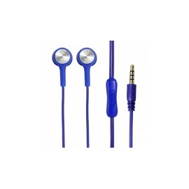 Ghia Audífonos Intrauriculares con Micrófono COMET2, Alámbrico, 1.2 Metros, 3.5mm, Azul