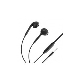 Steren Audífonos Intrauriculares con Micrófono AUD-331, Alámbrico, 1.12 Metros, 3.5mm, Negro