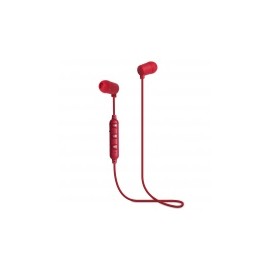 STF Mobile Audífonos Intrauriculares con Micrófono Echo, Inalámbrico, Bluetooth, Rojo