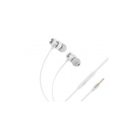 Steren Audífonos Intrauriculares con Micrófono AUD-333, Alámbrico, 3.5mm, Blanco