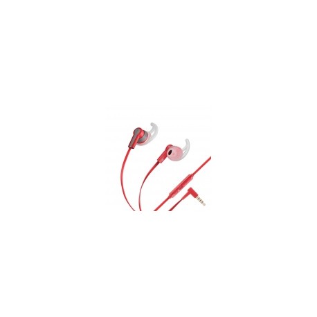 Steren Audífonos Intrauriculares con Micrófono AUD-348, Alámbrico, 3.5mm, RojoMEDI SOL
