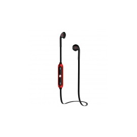 Getttech Audífonos Intrauriculares con Micrófono Tune, Inalámbrico, Bluetooth, Negro/Rojo
