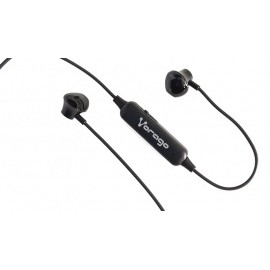 Vorago Audífonos Intrauriculares con Micrófono EPB-400, Inalámbrico, Bluetooth, USB, Negro