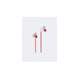 Grixx Audífonos Intrauriculares Deportivos GROHIESBTW01, Inalámbrico, Bluetooth, Rojo/Blanco