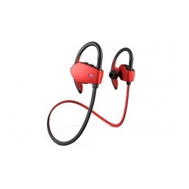 Energy Sistem Audífonos Intrauriculares con Micrófono Sport 1, Inalámbrico, Bluetooth, Negro/Rojo