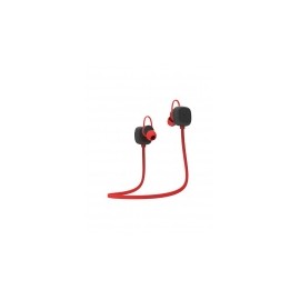Grixx Audífonos Intrauriculares GROHIESBTBK01, Inalámbrico, Bluetooth, Rojo/Negro