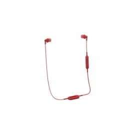 Panasonic Audífonos Intrauriculares con Micrófono RP-HJE120BPA, Inalámbrico, Bluetooth, Rojo