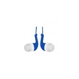 Easy Line Audífonos Intrauriculares con Micrófono EL-995258, Alámbrico, 3.5mm, Blanco/Azul