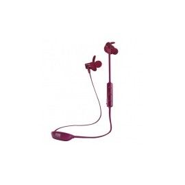 Acteck Audífonos Intrauriculares con Micrófono MB-02024, Inalámbrico, Bluetooth, Borgoña