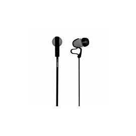 Mobifree Audífonos Intrauriculares con Micrófono Urban Kaos, Alámbrico, 1.2 Metros, 3.5mm, Negro