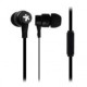 Stylos Audífonos Intrauriculares con Micrófono STSAUA1B, Alámbrico, 1.2 Metros, 3.5mm, NegroMEDI SOL